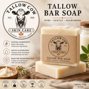 Tallow Bar Soap | Charcoal